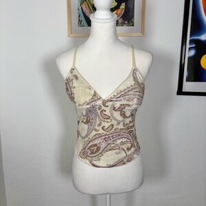 Y2k Paisley Cami